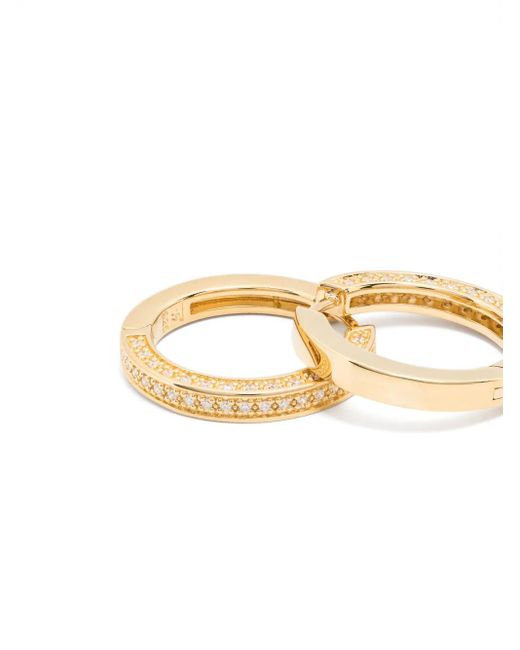 Tom Wood Metallic Nova Medium Hoop Earrings