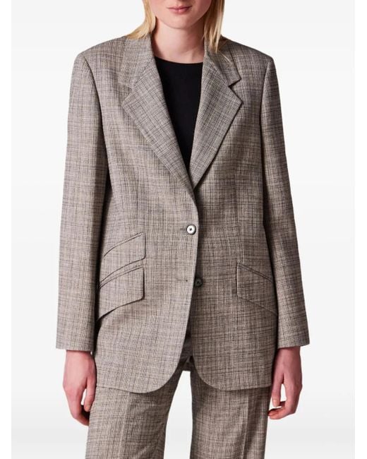 Paul Smith Gray Single-Breasted Blazer