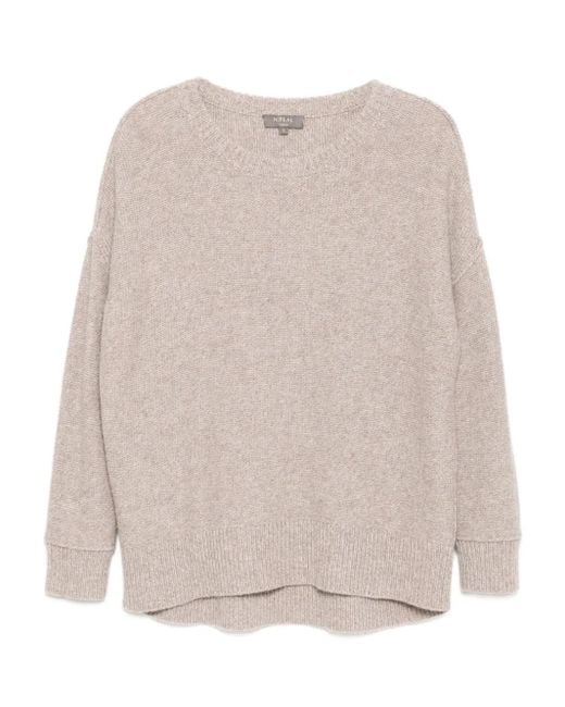 Cashmere Women's Natural Round Neck Sweater