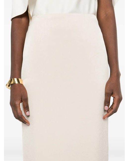Esse Studios Cartia Midi-Rok in het White