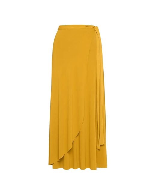 Eres Yellow Julieta Maxi Skirt
