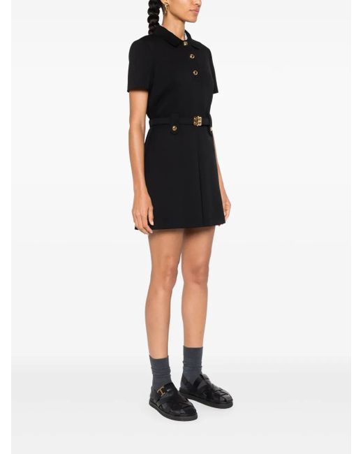 ワンピース Miu Miu Embroidered Poplin Mini Polo Dress Miu Miu Logo Cotton Polo Dress in White | Lyst Australia