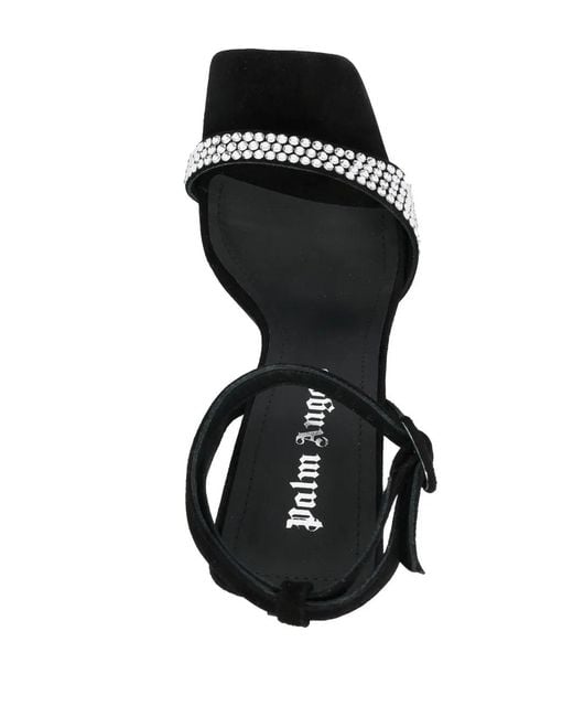 Palm Angels Black Sandalen Mit Palmen-Absatz