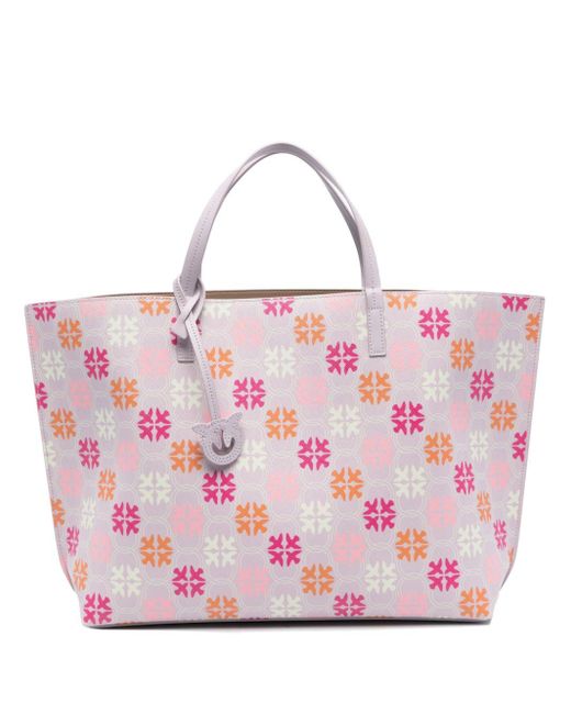 Carrie large tote bag Pinko de color Pink