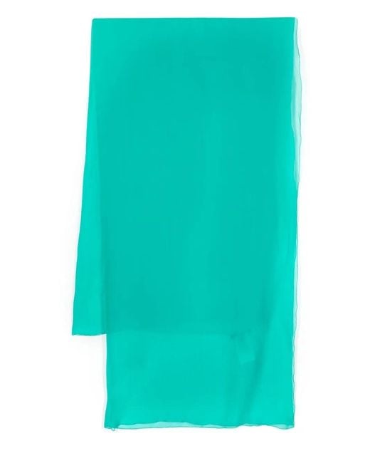 Alberta Ferretti Blue Scarfs