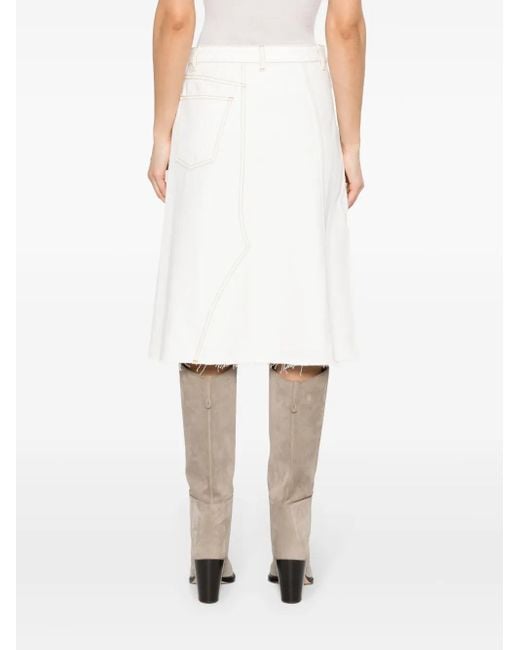Tory Burch White Skirts