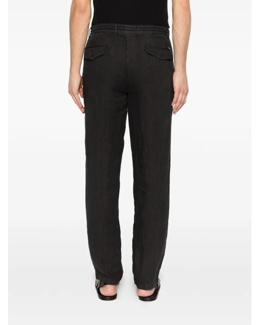 Karl Lagerfeld Black Drawstring Trousers for men