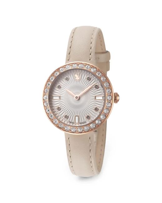 Swarovski White Matrix 30Mm Watch