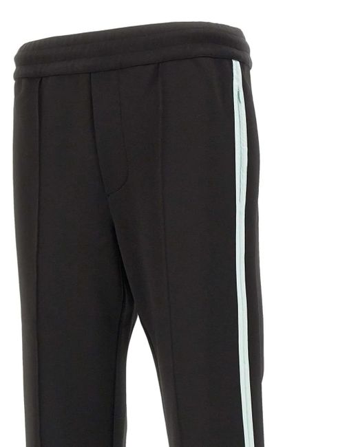 Casablanca Black Side-Stripe Track Pants for men