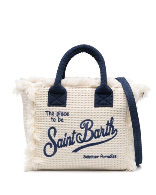 Mc2 Saint Barth Blue Colette Sponge Tote Bag
