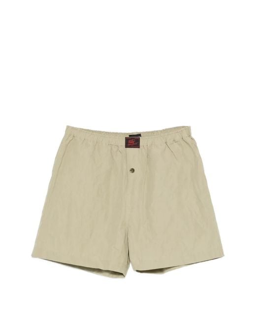 Willy Chavarria Natural Elasticated-Waist Shorts for men