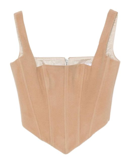 Vestiaire d'un Oiseau Libre カシミア コルセット White