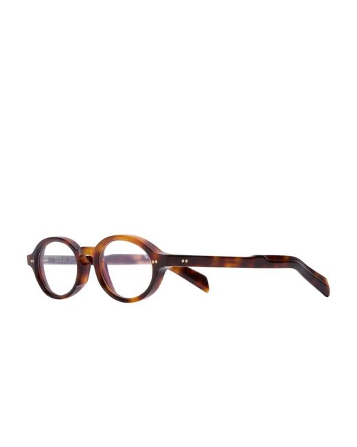 Cutler & Gross Brown Gr13 Oval-Shape Frame