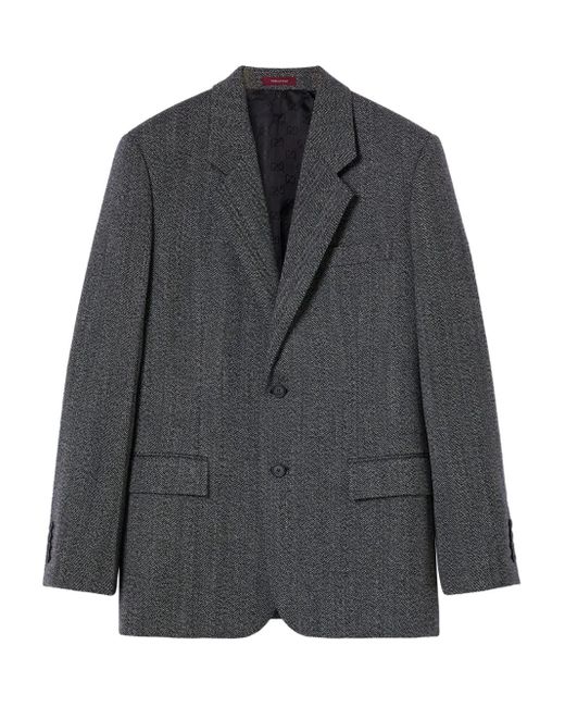 Gucci Gray Wool Jacket for men