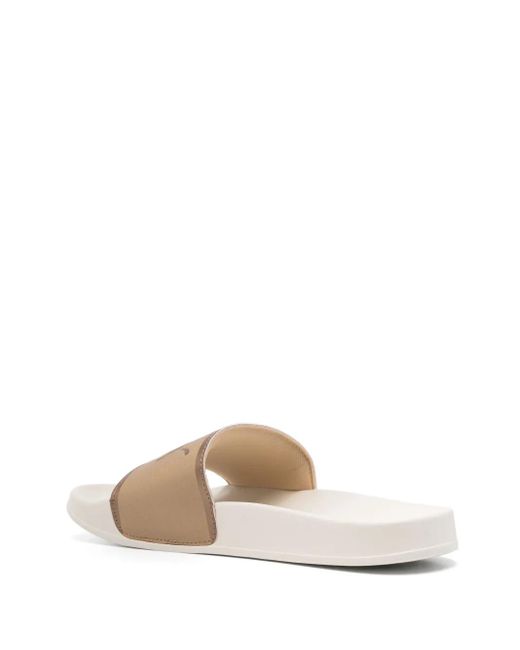 PUMA White Leadcat Slides