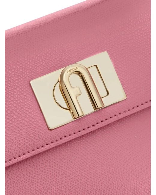 Furla Pink Small Top-Handle Crossbody Bag