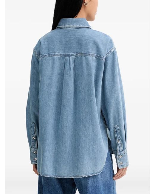 Rag & Bone Blue Patch-Pocket Shirt
