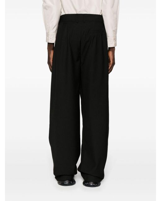 Pantaloni plissettati Peyton di Frankie Shop in Black da Uomo