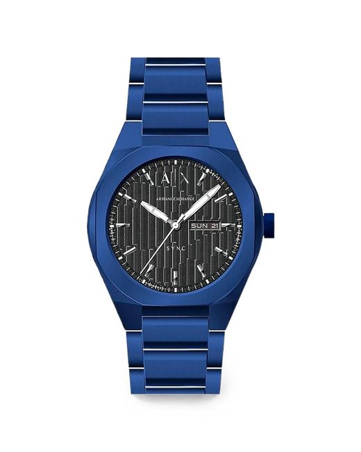 ARMANI EXCHANGE Blue Sync 42Mm Watch for men