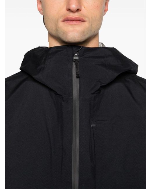 Herno Black Lightweight Hooded Jacket for men
