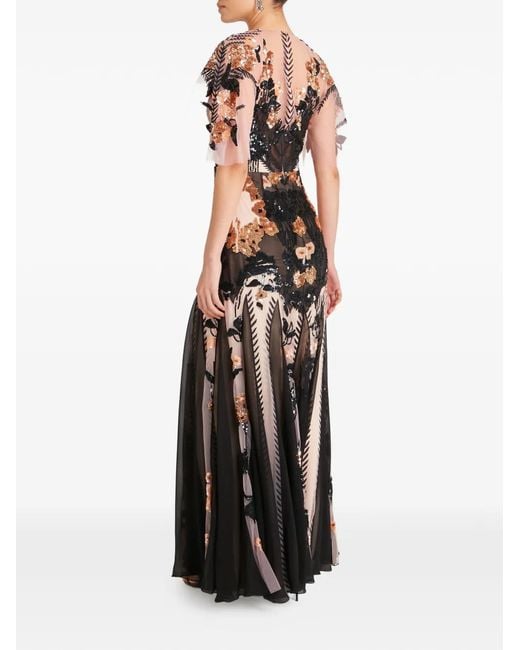 Temperley London White Gilded Gown Dress