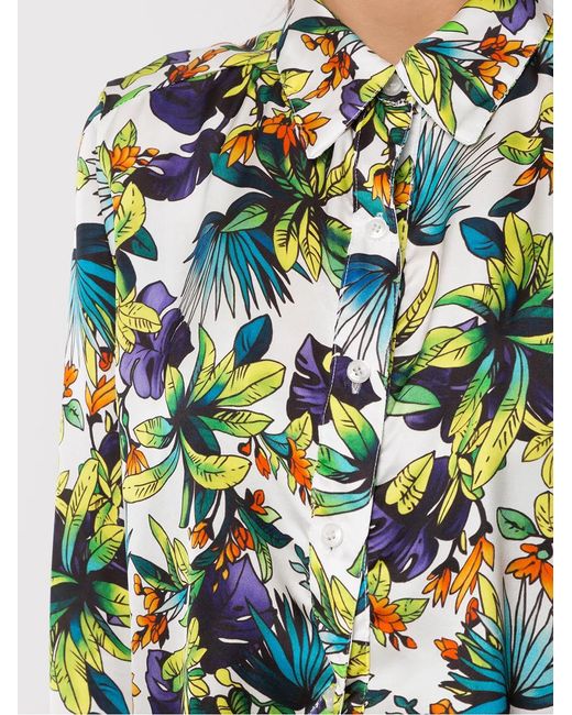 Amir Slama Green Printed Silk Shirt