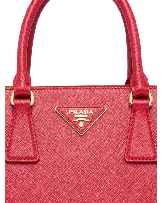 Prada Multicolor Kleine Galleria Handtasche Aus Leder