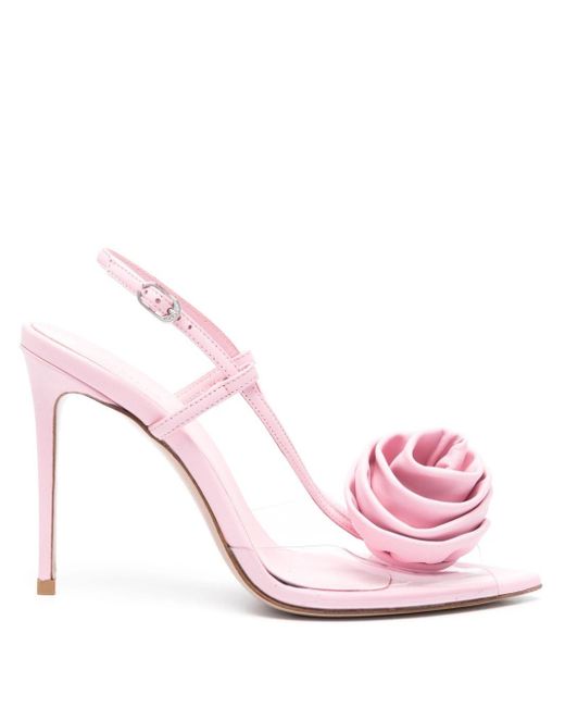 Sandalias Rose con tacón de 110 mm Le Silla de color Pink