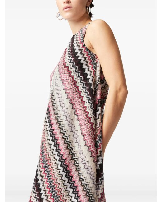 Missoni Mini-Jurk Met A-Lijn in het Multicolor