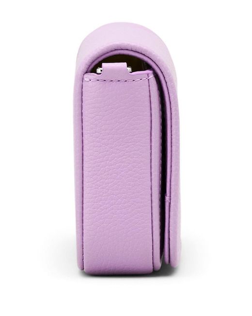 Marc Jacobs Purple The Mini Leather Tote Bag
