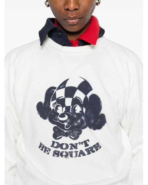 KENZO White Sweat À Imprimé Graphique