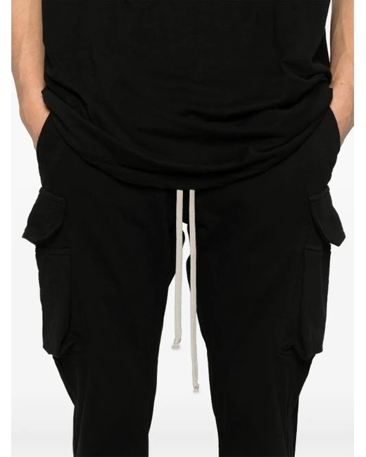 メンズ Rick Owens Mastodon Cut トラックパンツ Black