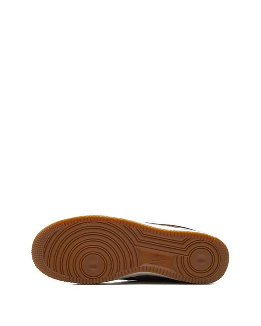 Nike Brown Air Force 1 Woven Low-Tops for men