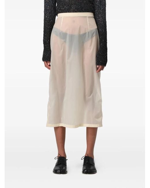 Maison Margiela ハイウエスト スカート Natural