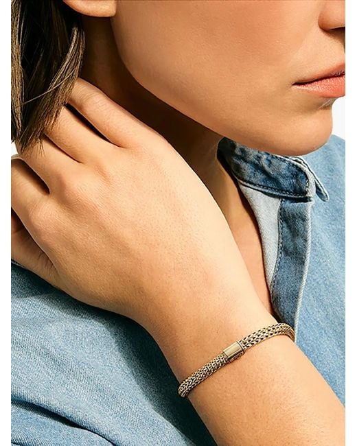 John Hardy White 14K Icon Bracelet
