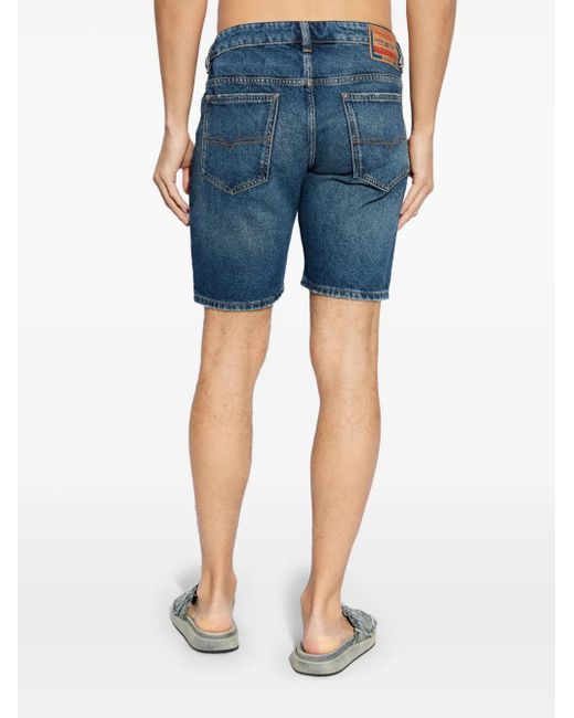 DIESEL Blue D-Fin Shorts for men