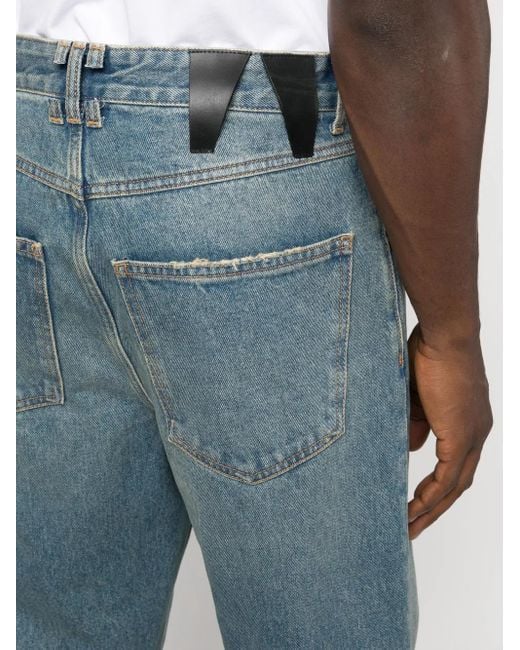 DARKPARK Blue Mark Straight-Leg Jeans for men