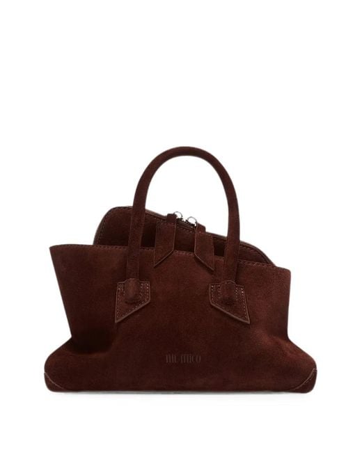 The Attico Brown La Passeggiata Mini Light Chocolate Top Handle