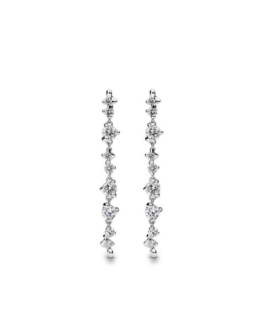 Maria Black White Artic Large Earrings