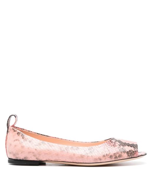 Agl Attilio Giusti Leombruni Pink Daria Ballerina Shoes