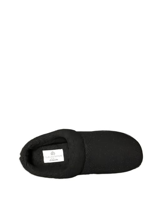 Clarks Black Lenox Dream Slippers
