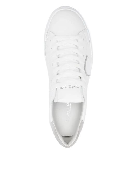 Philippe Model White Temple Sneakers for men