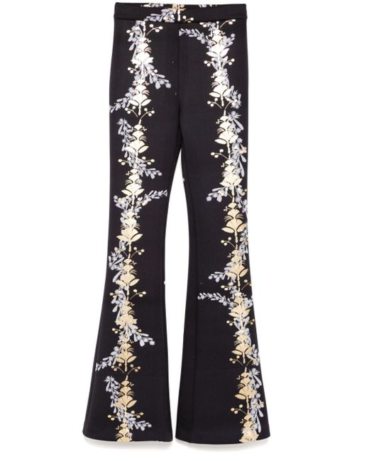 Cynthia Rowley フレアパンツ Blue