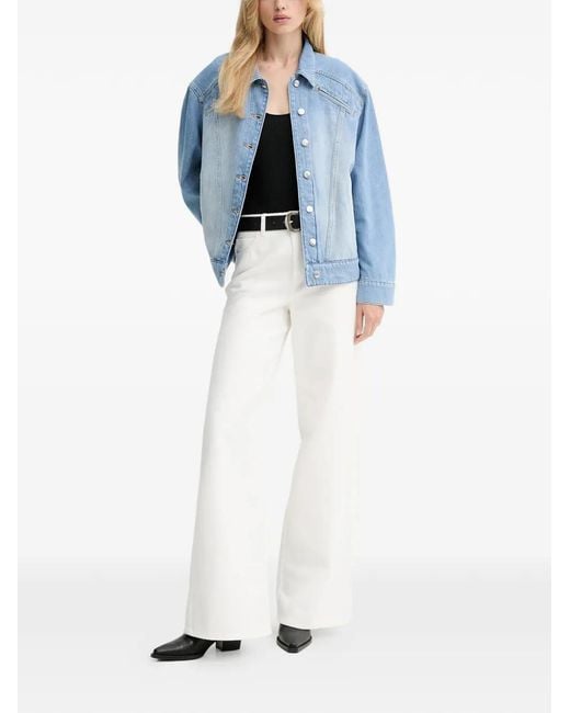 IRO Blue Buttoned Jacket