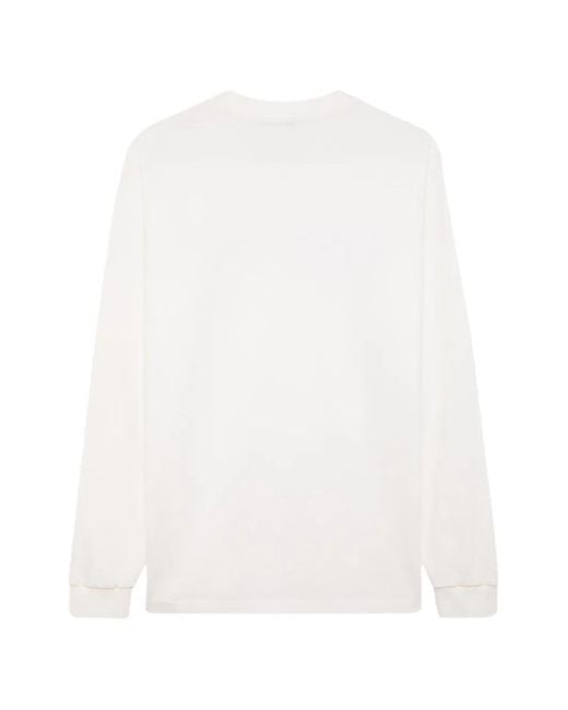 Autry White Landscape Long-Sleeve Cotton T-Shirt