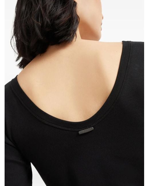 Brunello Cucinelli コットン Tシャツ Black