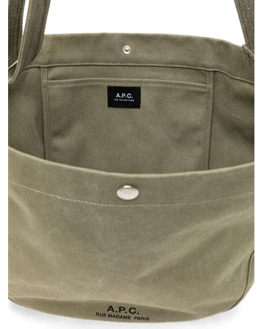 Borsa A Tracolla Journal di A.P.C. in Metallic
