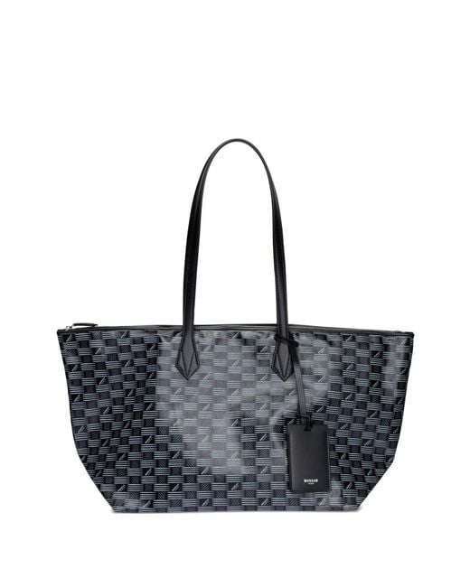Moreau Black Saint Tropez Patterned Tote Bag