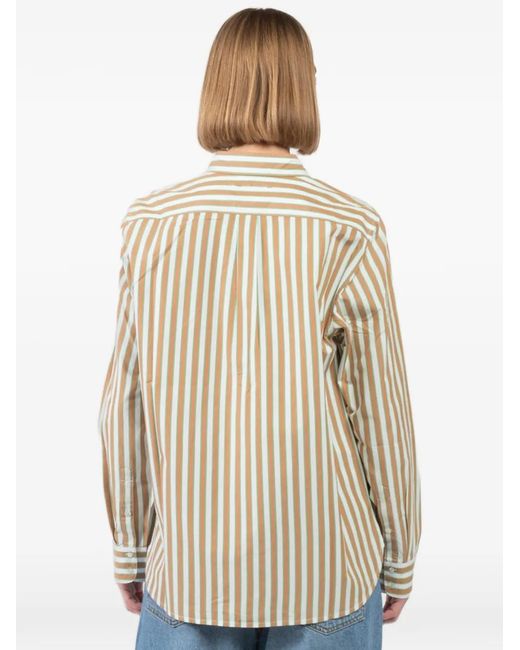 Xirena Natural Beau Striped Buttoned Shirt