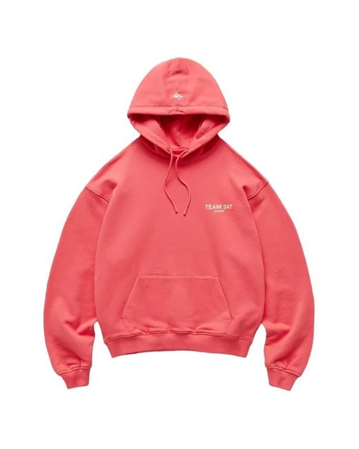 Represent Pink Team 247 Oversized Hoodie for men